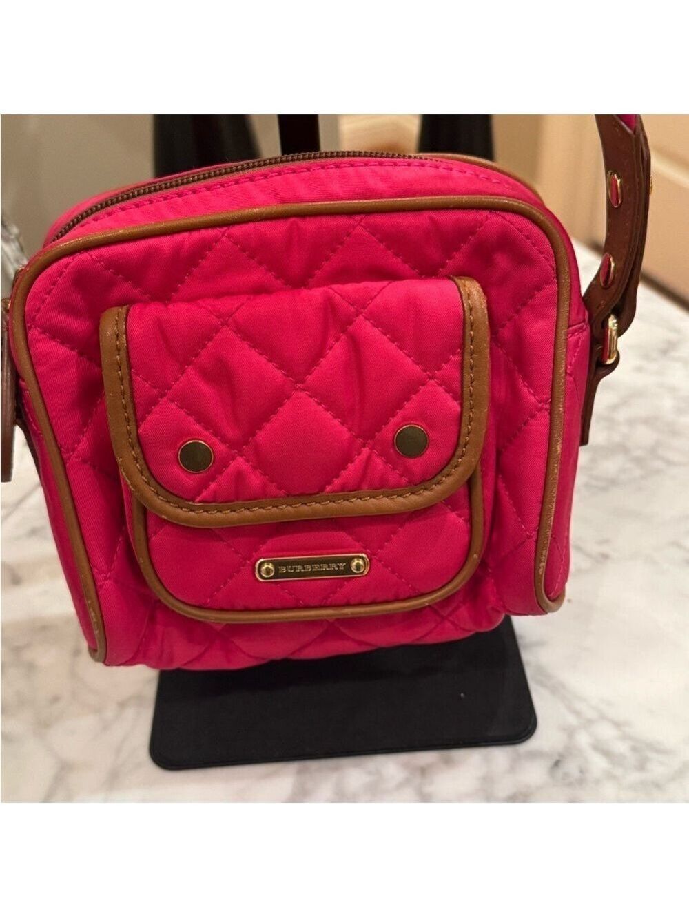 Burberry - Quilted Nylon Pink Mini Bag - Excellent Condition - NO CALL OUTS